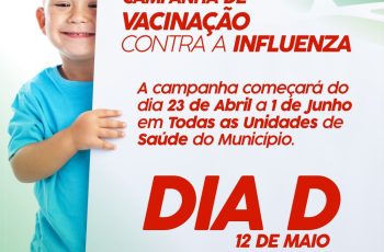 Município de Paudalho promove campanha de vacinação contra o Influenza (H1N1)