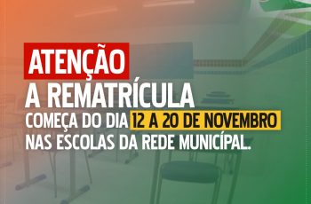 Prefeitura do Paudalho realiza renovação de matrículas para ano de 2019