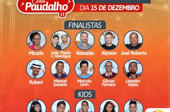 Candidatos emocionam população em eliminatórias do Canta Paudalho Adulto e Kids