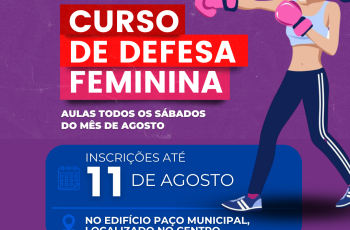 <strong>Curso de defesa pessoal feminina, rodas de conversa e capacitação fazem parte da programação do Agosto Lilás em Paudalho</strong>