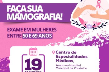 Mamógrafo Móvel realiza exames gratuitos de prevenção ao câncer de mama neste sábado (19)